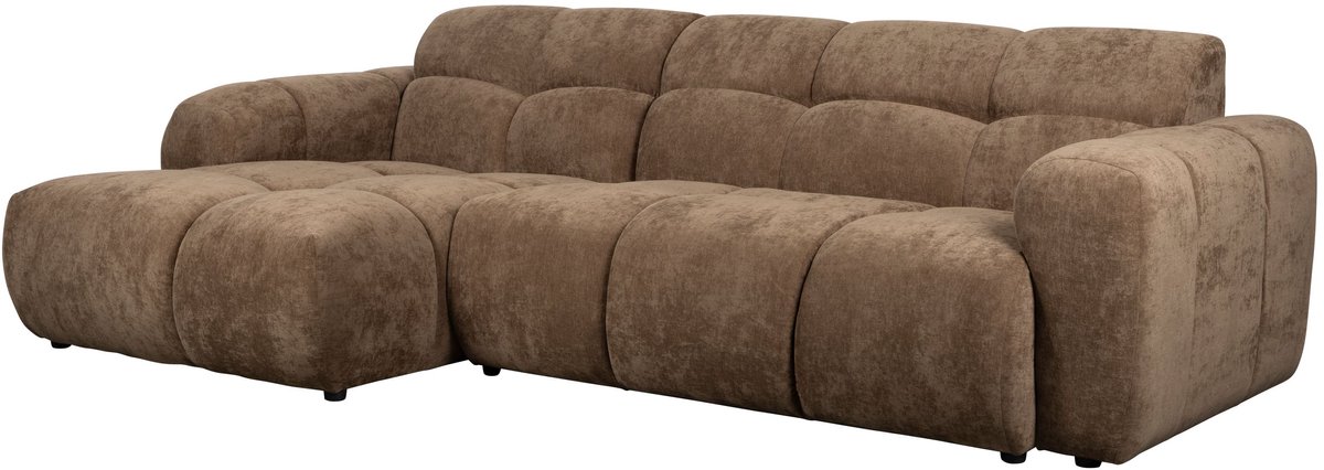 Housecraft Living Vento 3,5-Zitsbank Links Bruin
