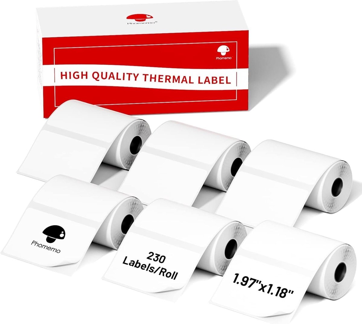 SolidKeus - Set van 6 Zelfklevende Labels voor Labelprinter