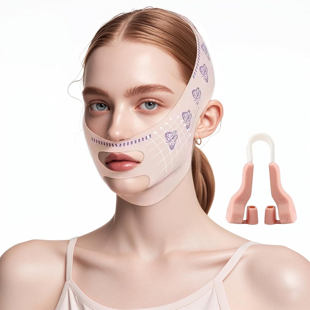 SolidKeus - V-Lijn Lifting Masker voor Verbetering van het Gezichtsprofiel