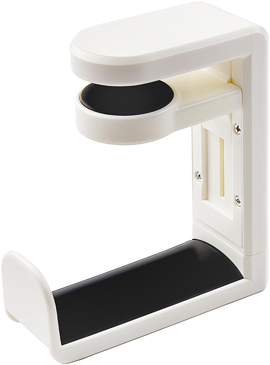SolidKeus - Rotating Hoofdtelefoonhouder met Verstelbare Clip