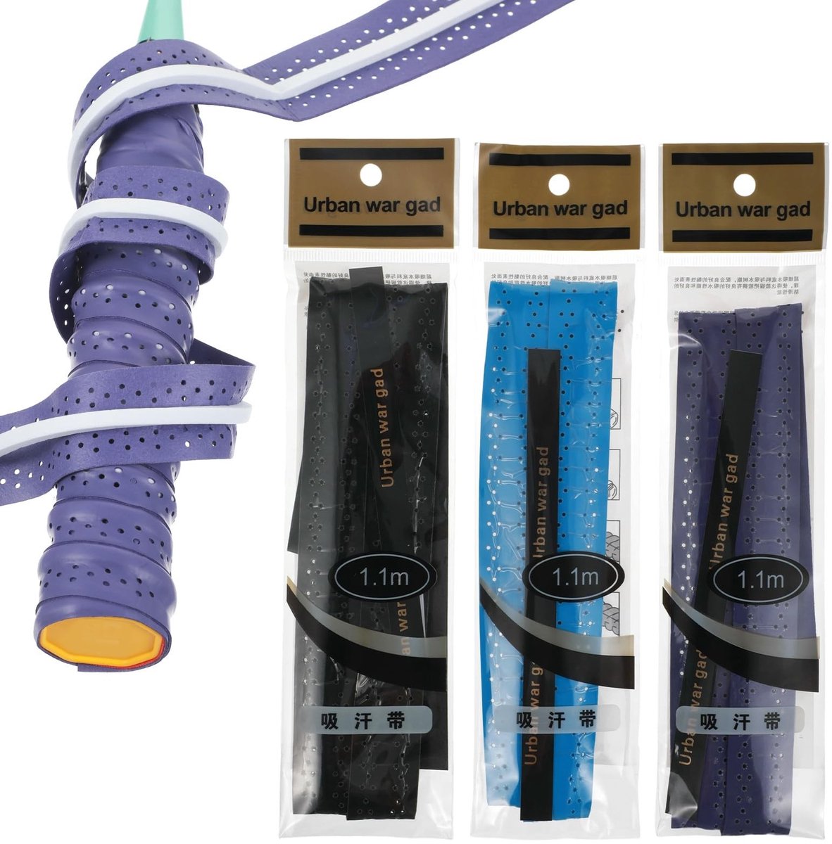 SolidKeus - Set van 6 Antislip Pickleball Overgrips voor Paddle