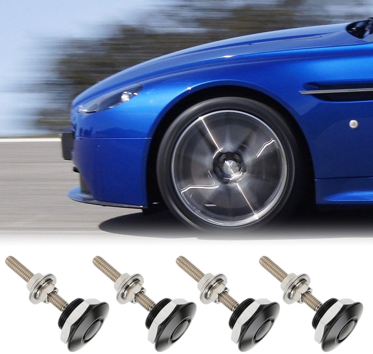 SolidKeus - Set van 4 Universele Bumper Vergrendelingspinnen