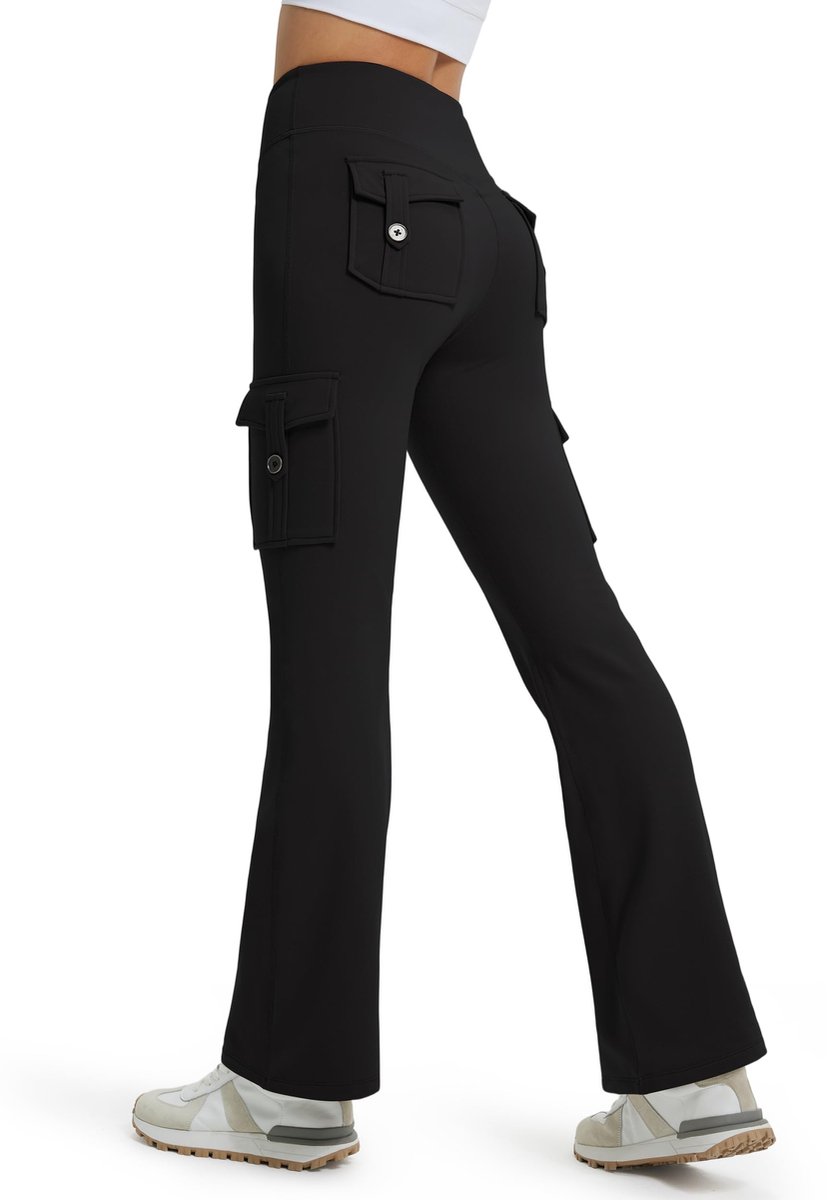SolidKeus - Dames Thermo Leggings met Flared Pijpen voor Yoga en Sport