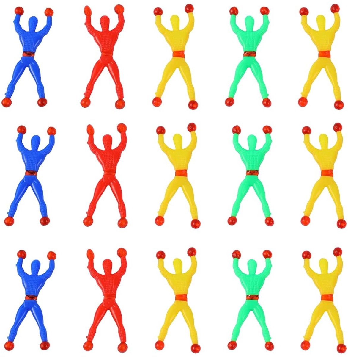 SolidKeus - Set van 15 Kleurige Klimplakstickers voor Kinderen