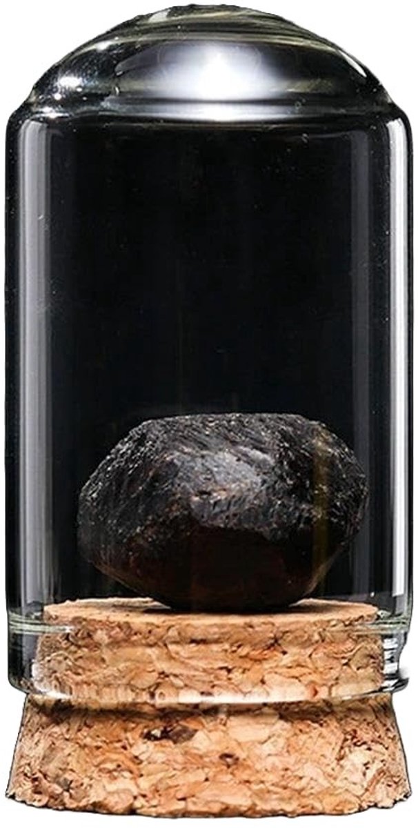 SolidKeus - Natuurlijke Kristalmineraalmonster in Glas Vaas