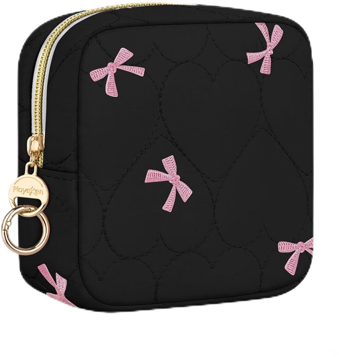 SolidKeus - Mini Cosmetica Tas voor Dames met Rits