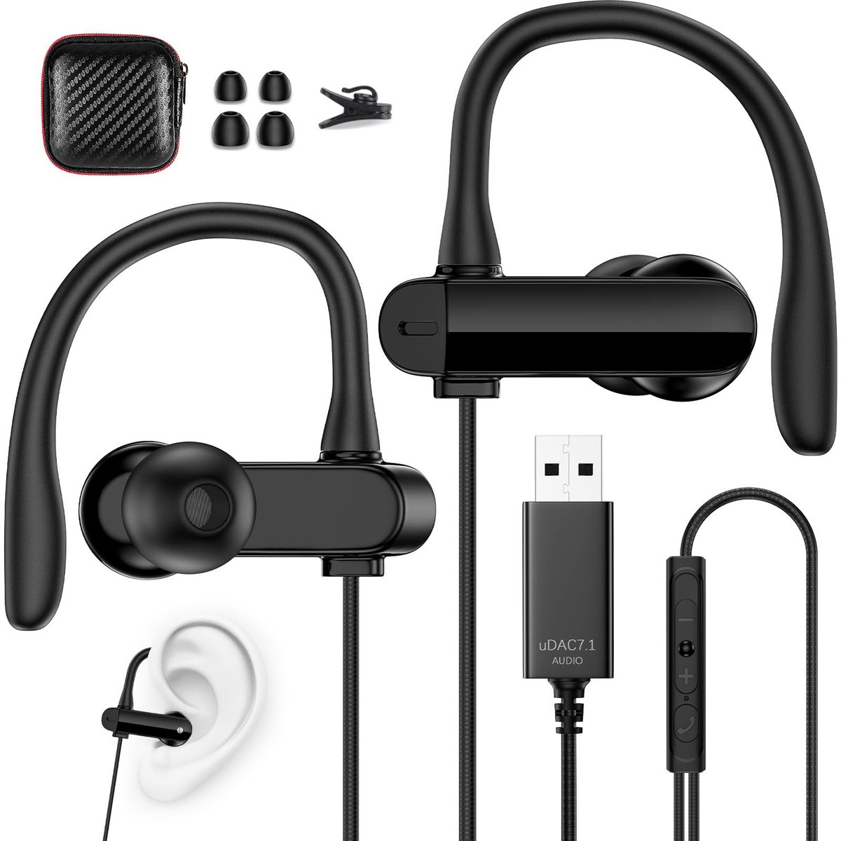 SolidKeus - USB Headset met Microfoon en Volumeregeling voor Gaming en Muziek