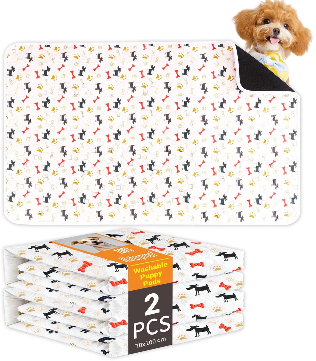 SolidKeus - Herbruikbare Hond Urine Pads 70 x 100 cm met Hoge Absorptie