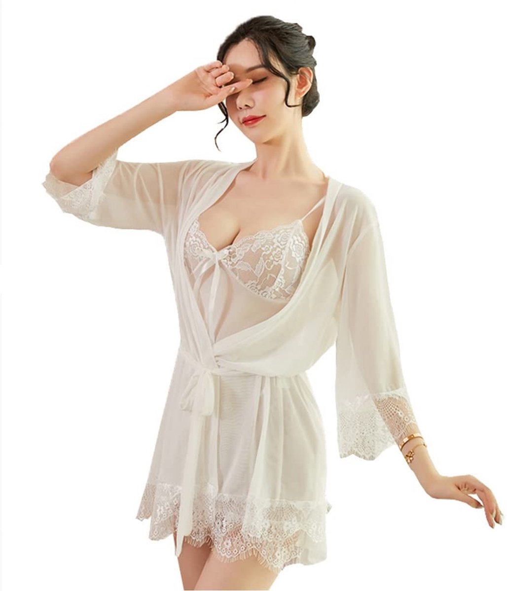 SolidKeus - Transparante Babydoll Nachthemd voor Cosplay