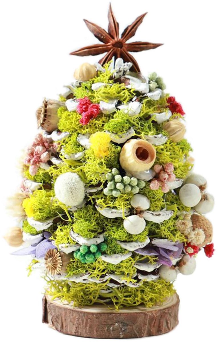 SolidKeus - Mini Kunstkerstboom Set met Decoraties voor Feestdagen