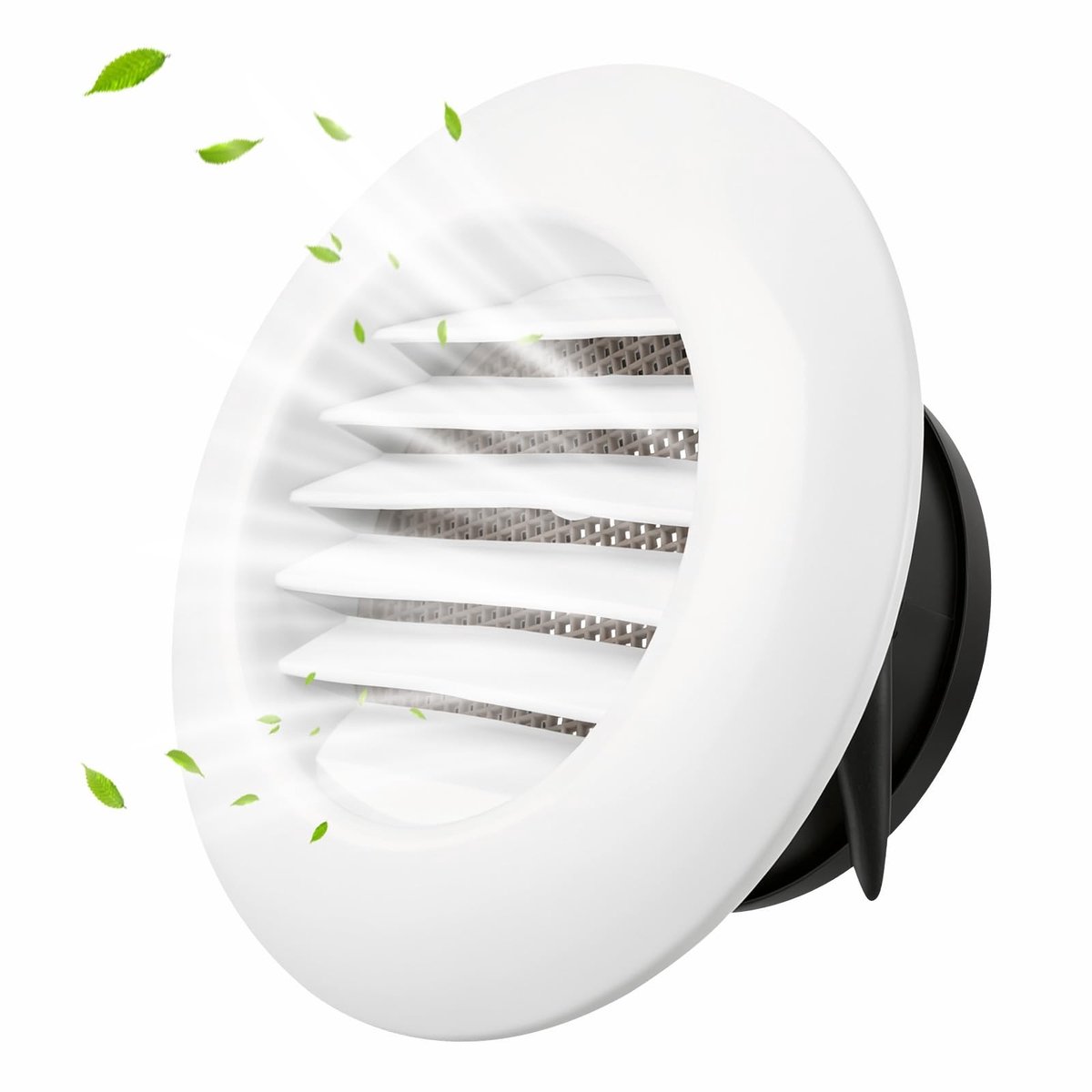 SolidKeus - Ventilatie Rooster met Insectenbescherming, 125 mm