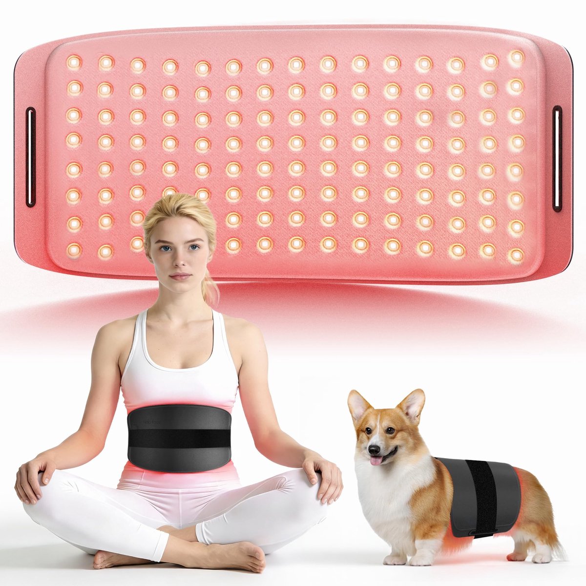 SolidKeus - Draagbare Roodlichttherapie Gordel voor Honden en Mensen
