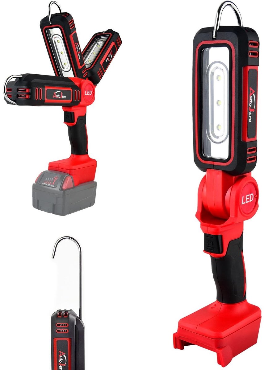 SolidKeus - Draagbare LED Werklamp met 2500 Lumen en Draadloze Functionaliteit