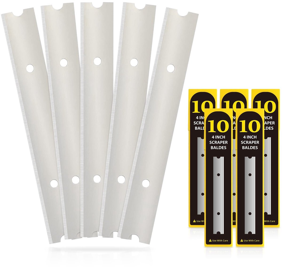 SolidKeus - Set van 50 Vervangbladen voor Schrapers van 100 mm