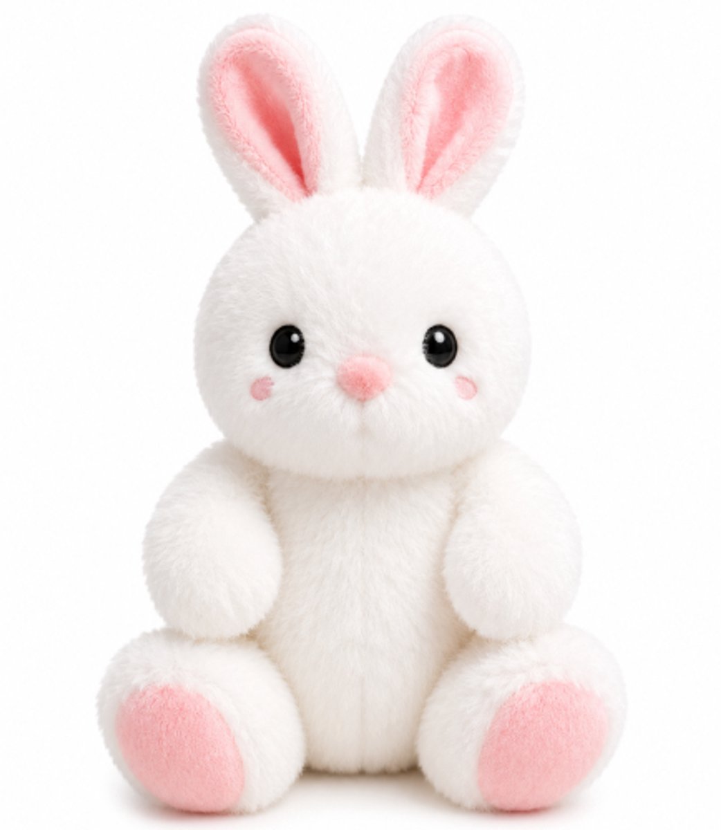 Konijn Zittend Pluche Knuffel 20 cm - Speelgoed Knuffels voor Kinderen Jongens Meisjes - Sheep Plush Toy