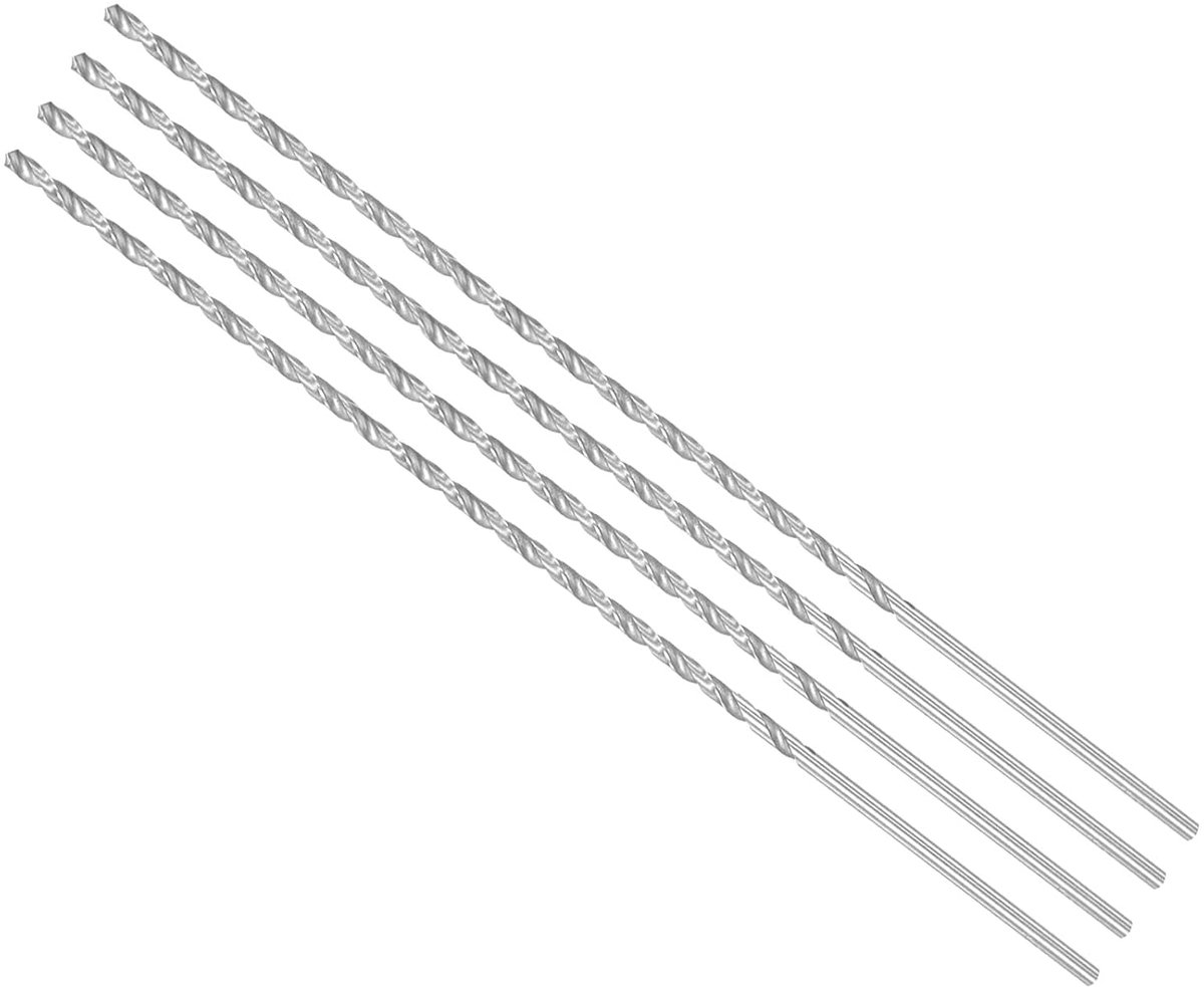 Lange spiraalboor 3,5 mm boorbit diameter 250 mm totale lengte sneldraaistaal draaiboor - (toepassing: voor gehard metaal, houtbewerking, plastic aluminium) 4 stuks