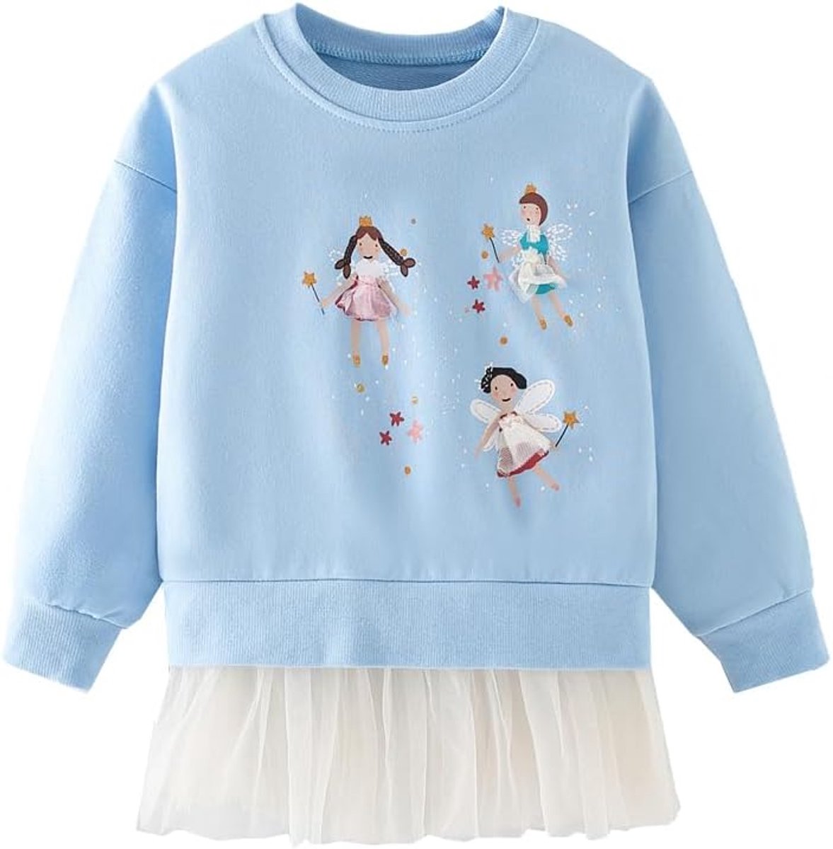 Sweatshirts pullover pullover lange mouwen ronde hals top T-shirt voor kinderen 1-7 jaar