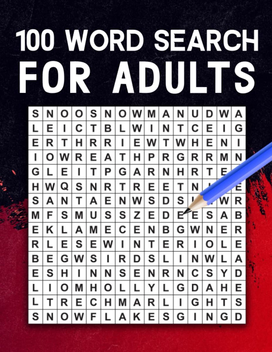 100 word search for Adults