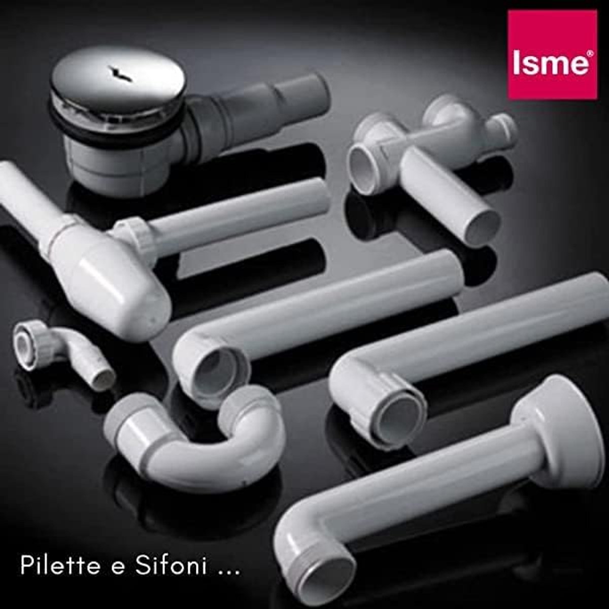 439308 | Flexibele sifon met uittrekbare en universele afvoerpijp met uittrekbare 1 1/2 inch comprimeerbaar voor spoelbakken met een diameter van 32 mm en wit