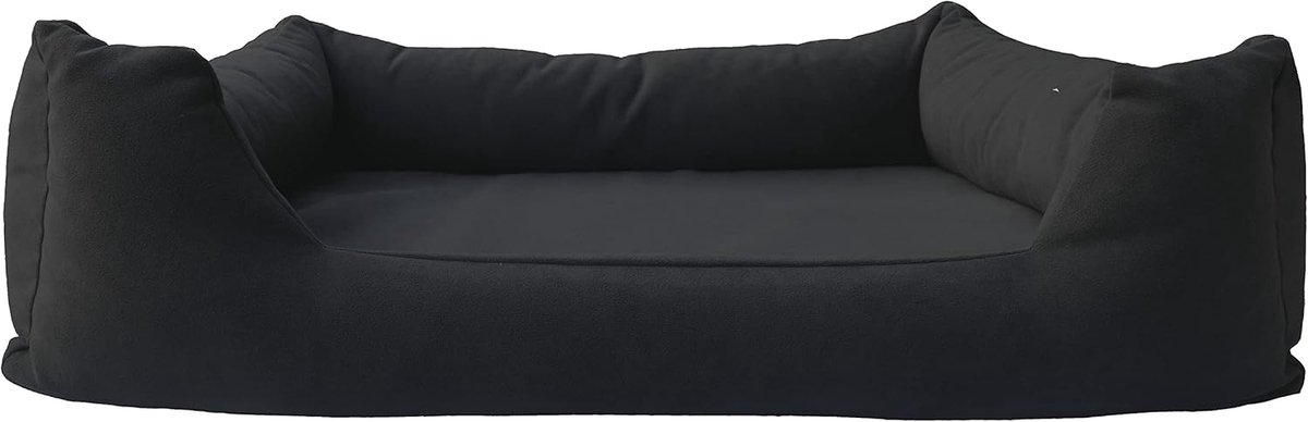 Hondenbed maat L 90x110 cm, hondenmand, hondenmand, hondenbank 2 in 1 hondendeken (L)