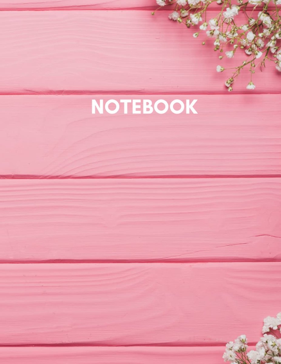 , College Ruled 100 pages , size 8.5 x 11, Minimalist Notebook