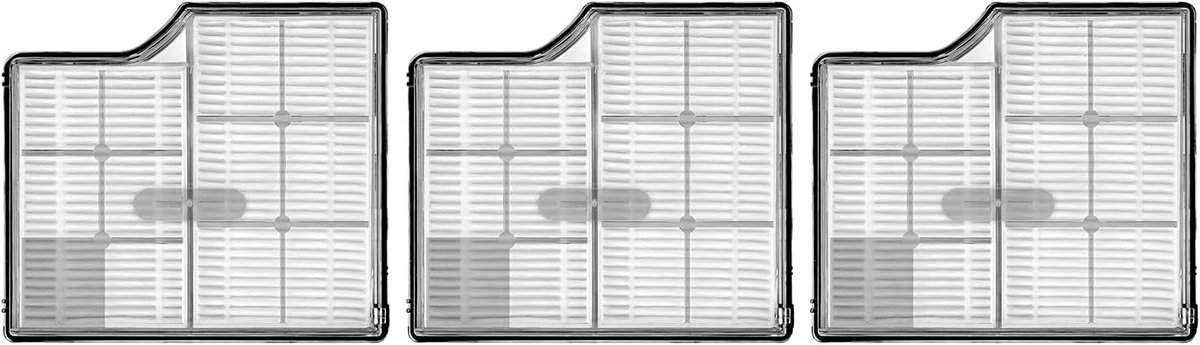 (3 stuks) Saros 10 vervangende HEPA-filters compatibel met Roborock Saros 10 robotstofzuiger, filterkit, stofzuigers, filters accessoires kit, busfilters