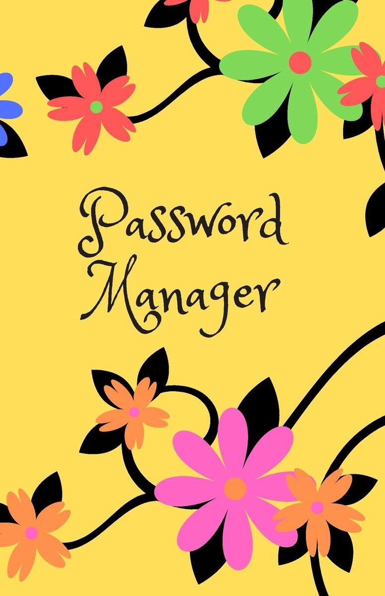 Manager: Internet Password Organizer:Password Journal and Alphabetical Tabs | Password Logbook | Logbook To Protect Usernames
