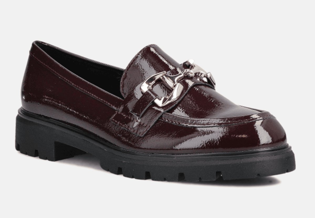 Marco Tozzi Dames Mocassin | Bordeaux | Maat: 37