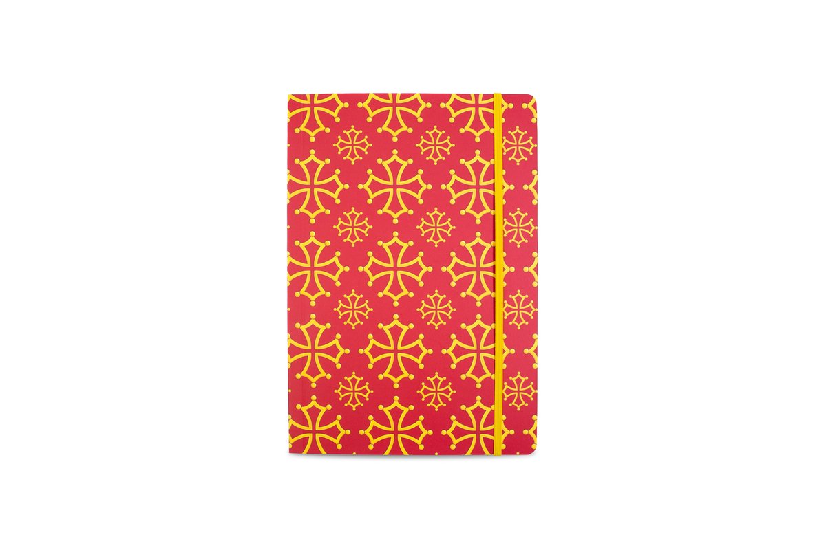 Lanzfeld - Notitieboek - A5 - Softcover - Kruis van Occitanië