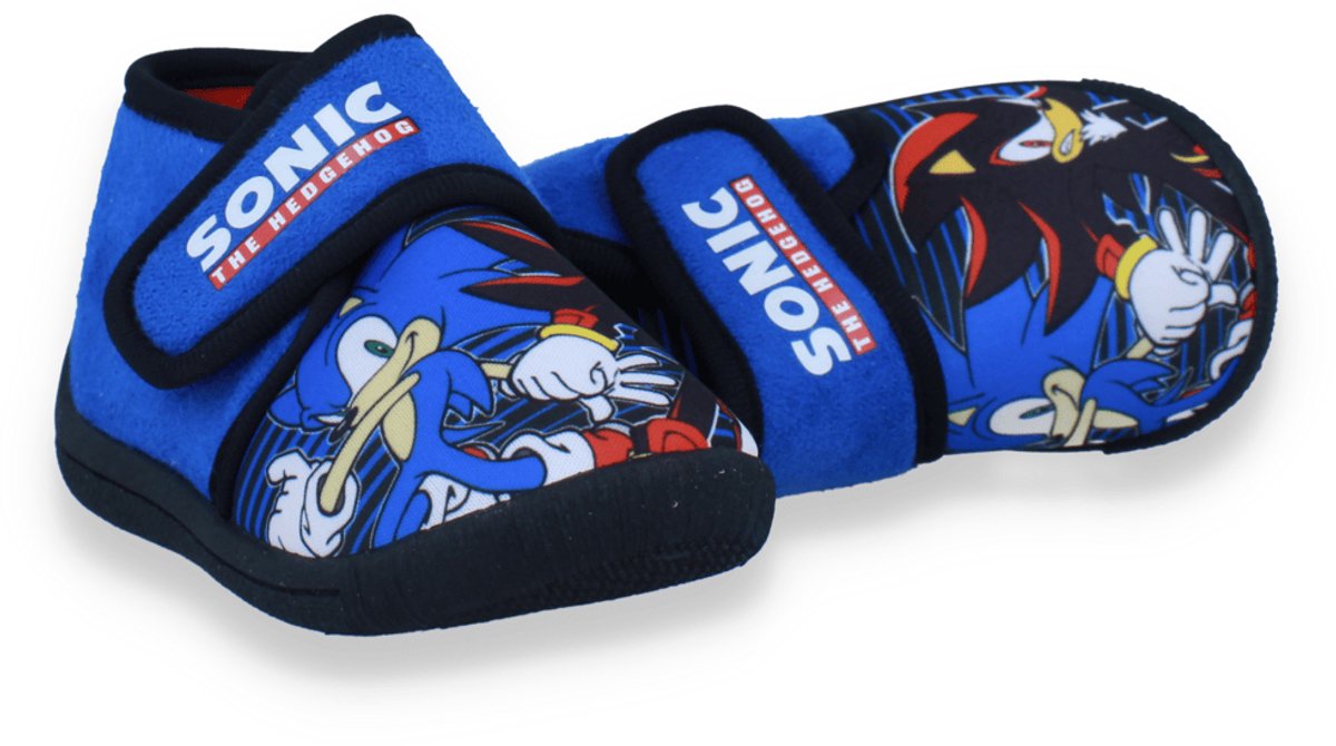 Sonic Jongens Pantoffel | Blauw | Maat: 28