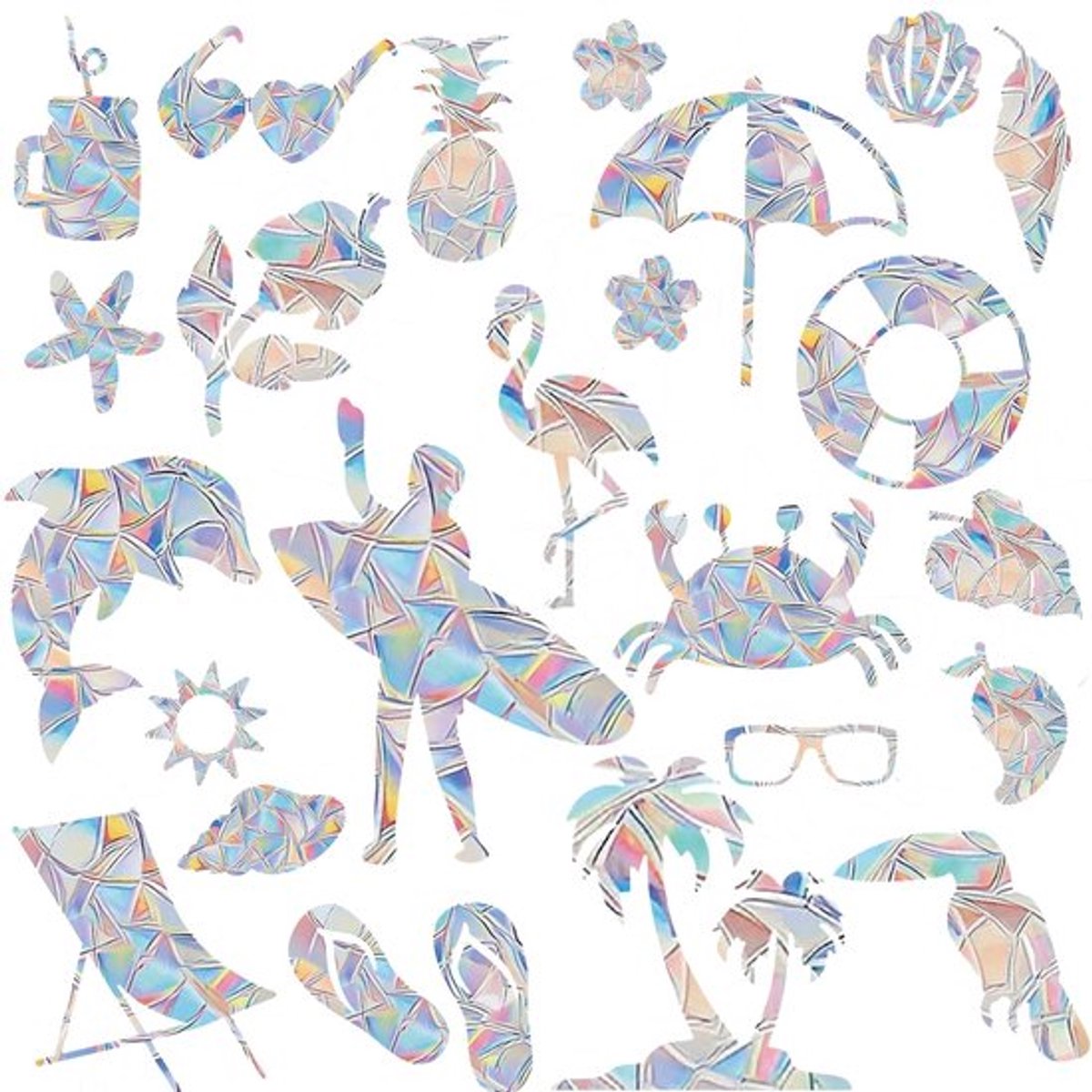 By shayne - Raamstickers - Vogels Bescherming - Static Window Stickers - Hawaii