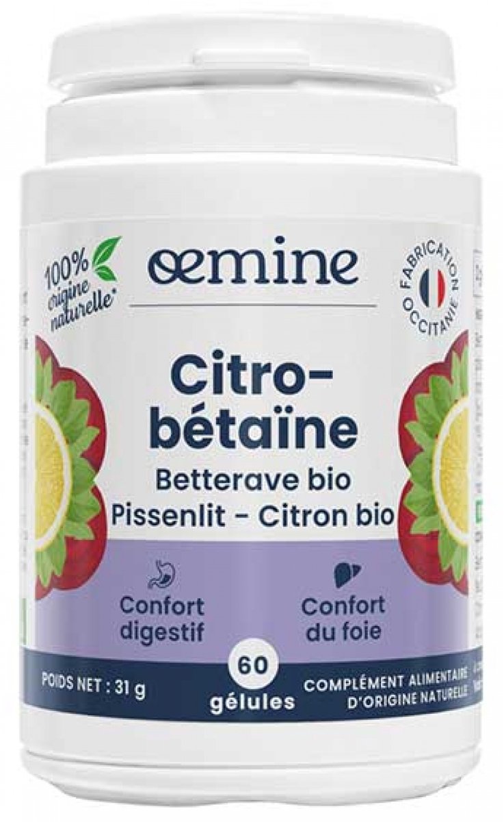 Oemine Citro-Bétaïne 60 Gélules
