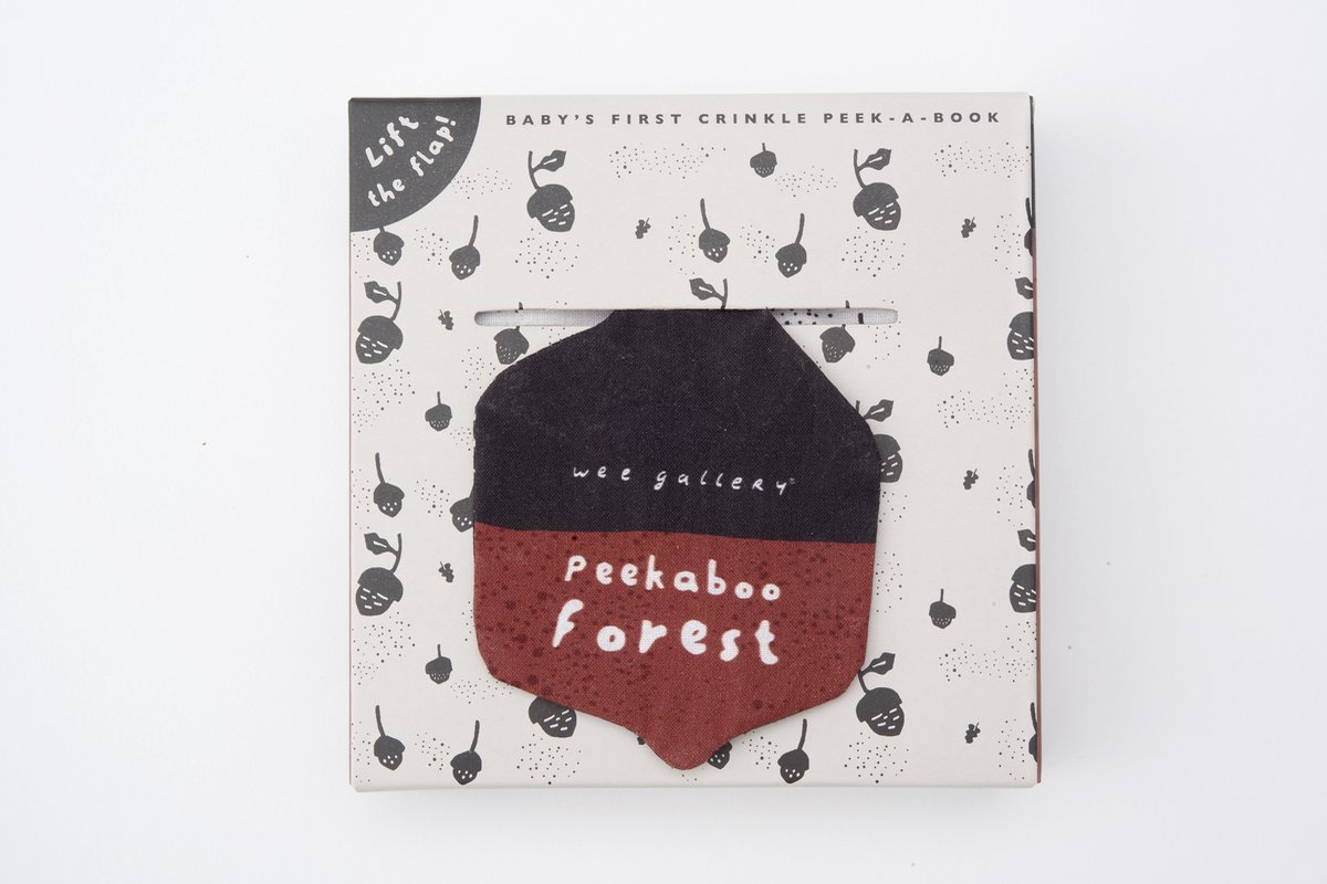 Wee Gallery Peekaboo Cloth Books- Peekaboo Forest