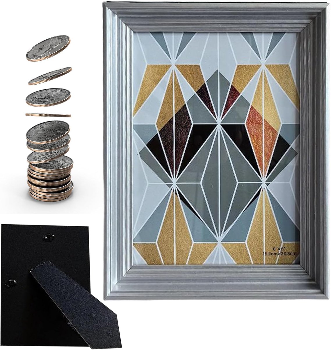 Geheime Verstoplaats - Kluis Fotolijst - Waardevolle Spullen Opbergen - Elegant Discreet Ontwerp - 25 x 20 x 4.8 cm