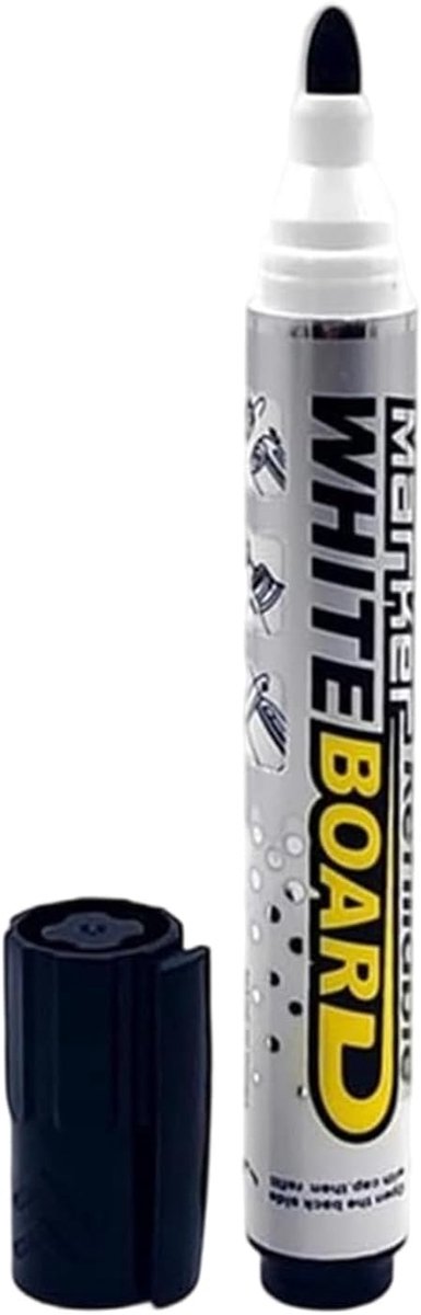 Geheime pen - Verborgen opslag - Waardevolle spullen bewaren - Lijkt op marker - 137 cm - Zwart