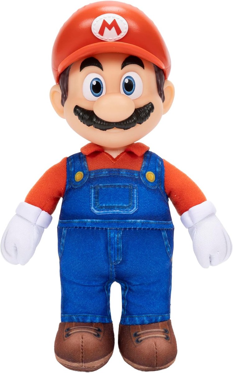 Jakks Pacific The Super Mario Galaxy Movie Knuffel Figure Mario 23 cm Knuffeles