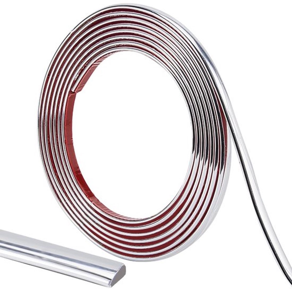 Zeynomax - Flexibele Wandstrip - Zelfklevende Hoekkit - Zilver - Voor Meubels en