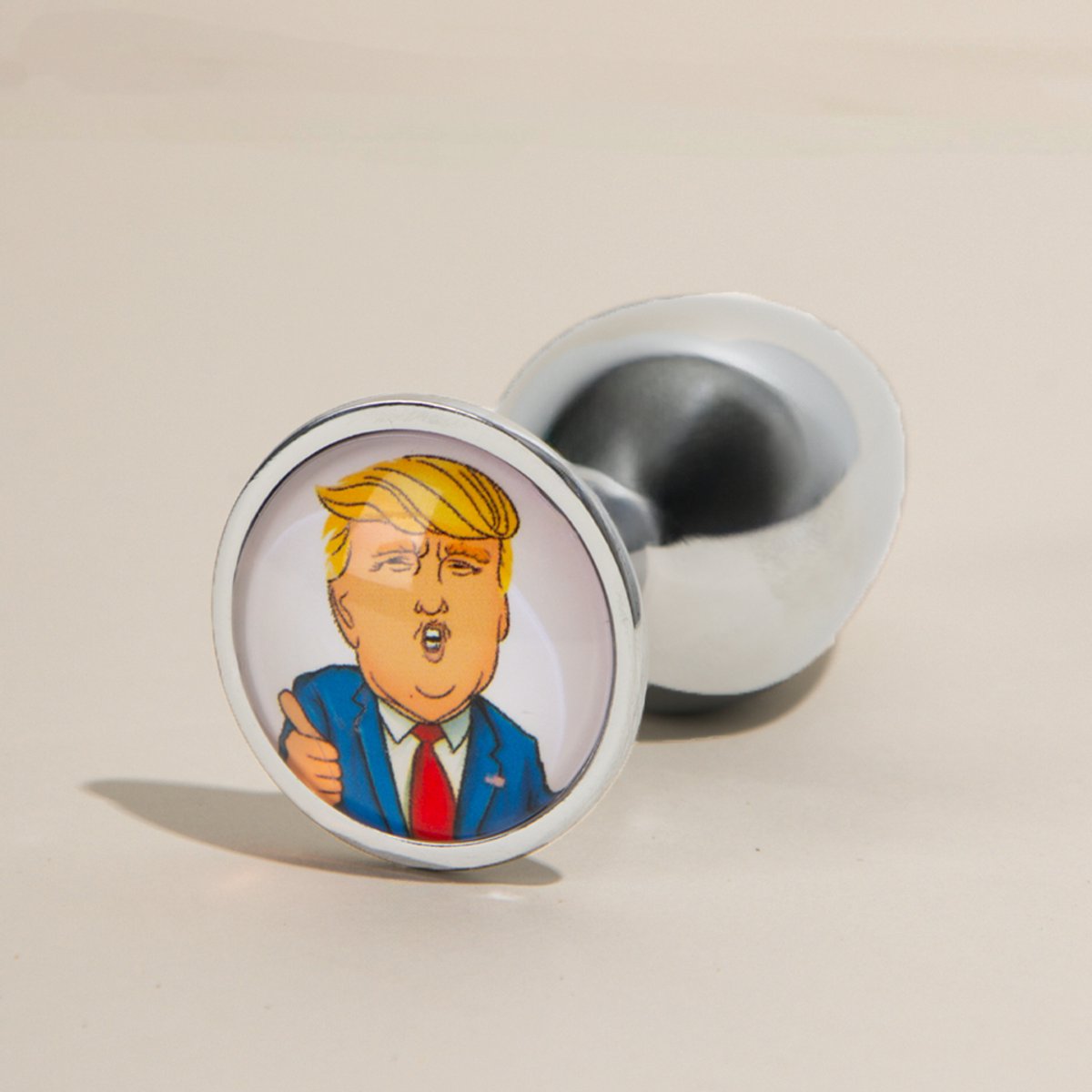 Metalen anaalplug Trump