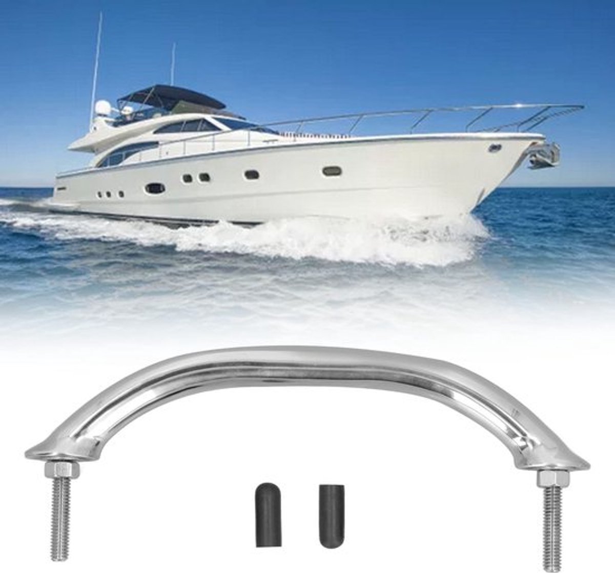 NTHProducts - Boot Handgreep - Ronde Tube - Ergonomische Handgreep - Marine Handle