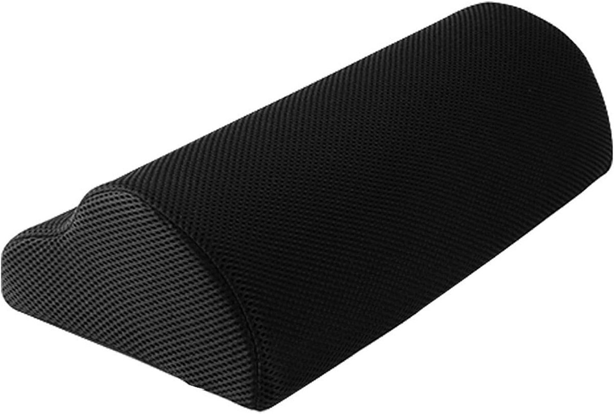 Voetsteun - Beensteun Kruk - Comfortabel Zitten - Antislip Basis - 40x20x10 cm - Zwart