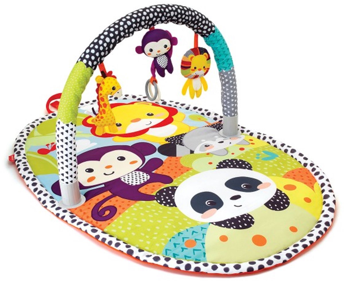 Infantino babygym speelkleed Explore & Store - kleurrijk speelplezier.