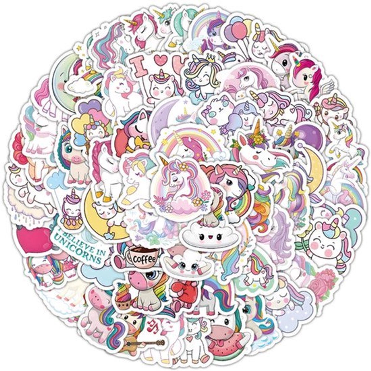 Waterproof vinyl stickers - Unicorn thema - MTTProducts