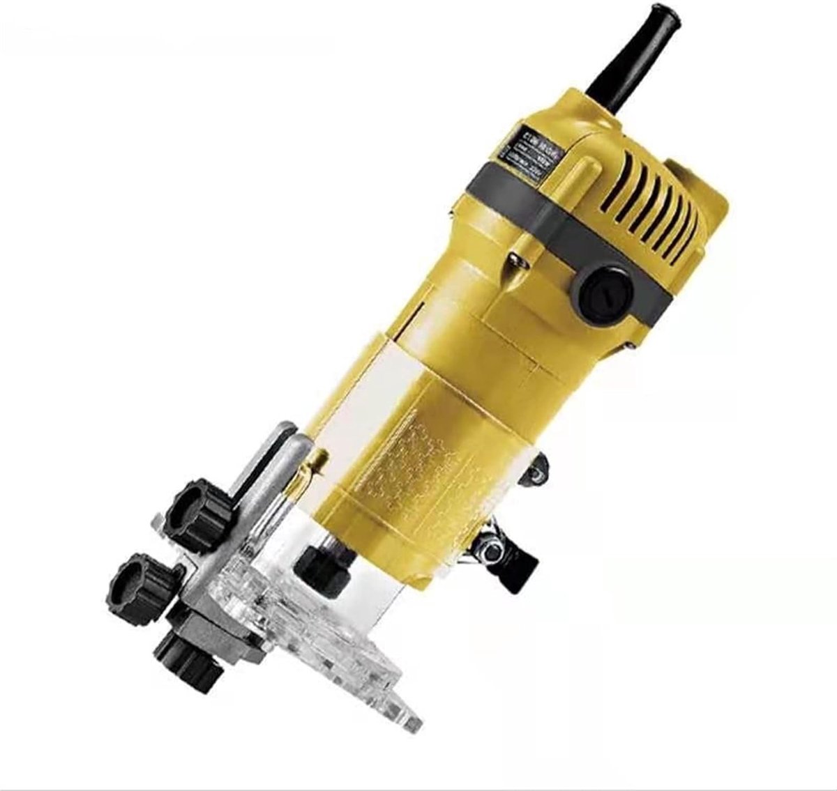 Hout Trimmer - Houtbewerking Frees - Precisie Houtbewerking - Krachtige 500W Motor - 6.35mm Spantang - Grijs