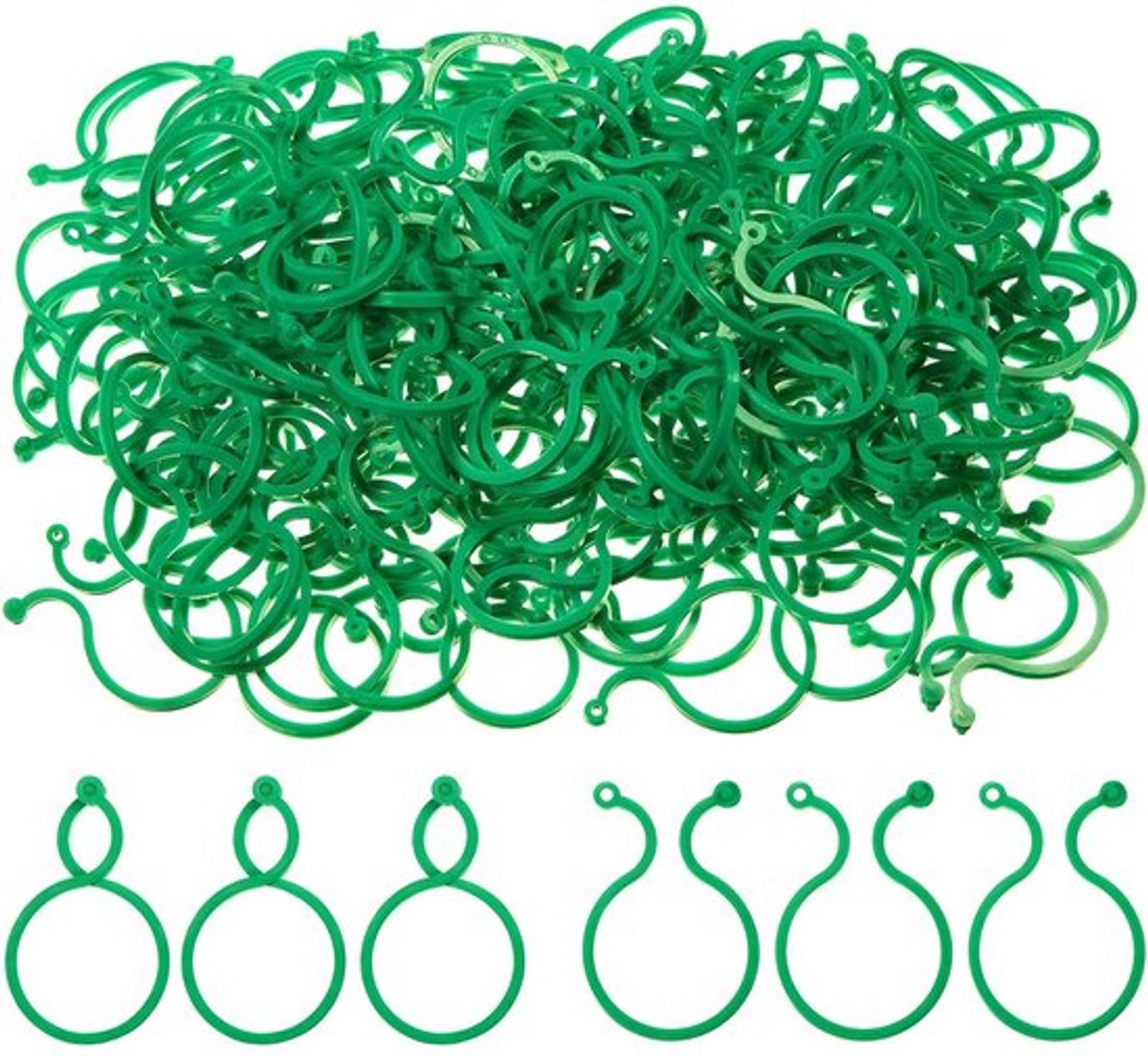 Solidchoice - Dailygoody - Tuinplantenclips - Herbruikbare clips - Natuurlijke