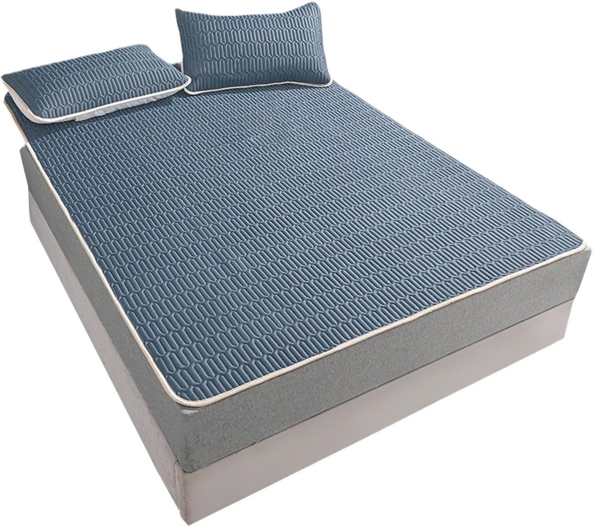 Koel Laken - Zomer Mat - Slaapcomfort Verbeteren - Huid Koel Houden - 180x200 cm - Blauw