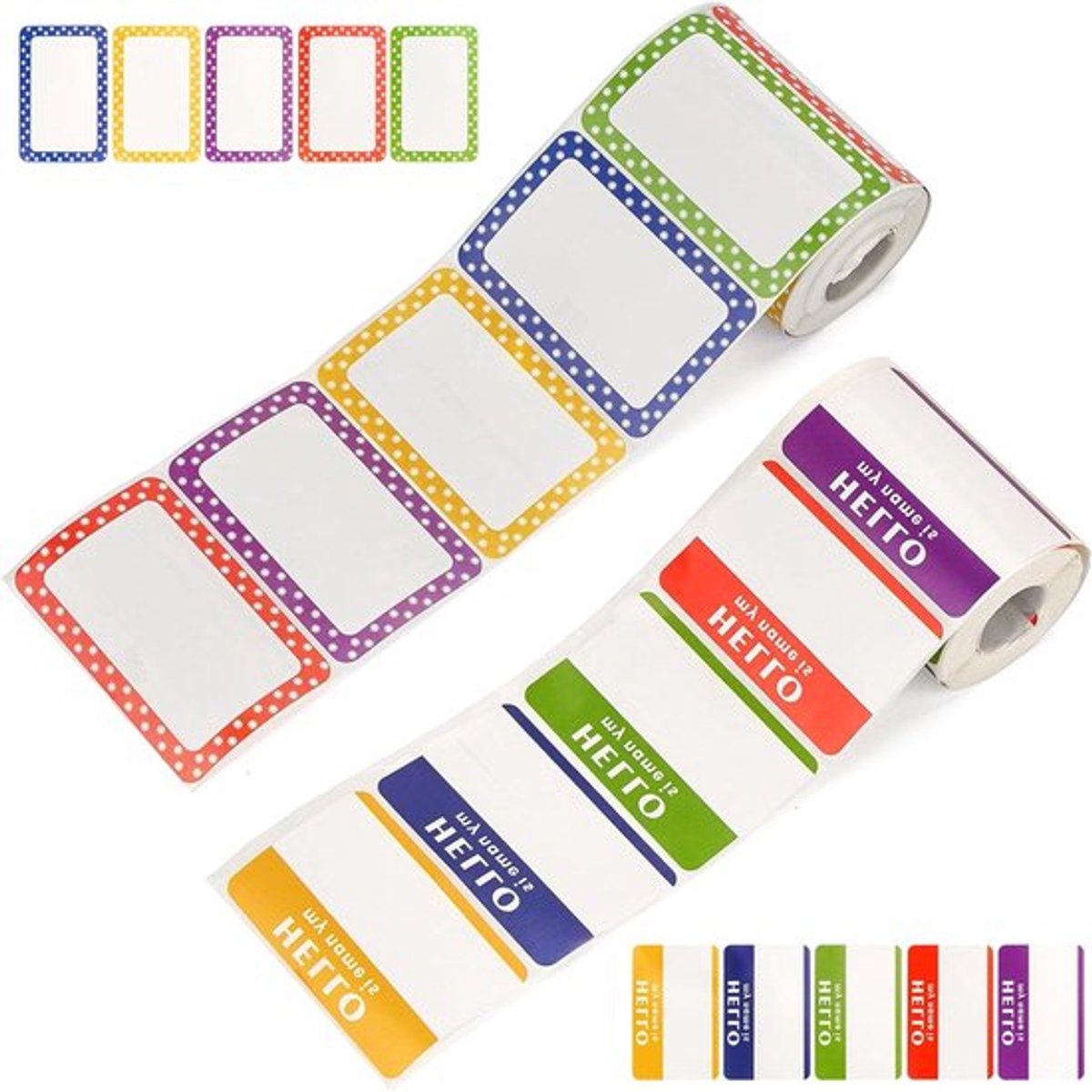 5 Set Gepersonaliseerde Stickers, 300 Stuk