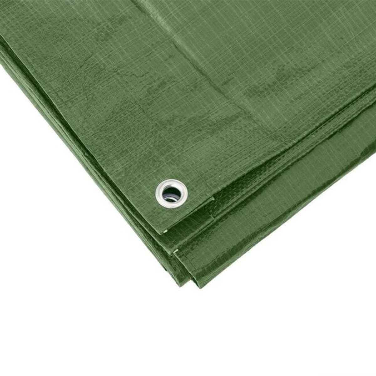 Heavy Duty Afdekzeil Beschermhoes Afdekhoes - Universele Zeildoek Cover Hoes - Regenhoes Afdekzeil - Dekzeil - Bouwzeil Zeil Doek - Voor Zwembad/Tuinmeubelen/Voertuig/Tuin/Fietsen/Zandbak/Aanhangwagen - 140g/m² - Extra Dik 20m2 - Groen 4x5 M — afbeelding 11