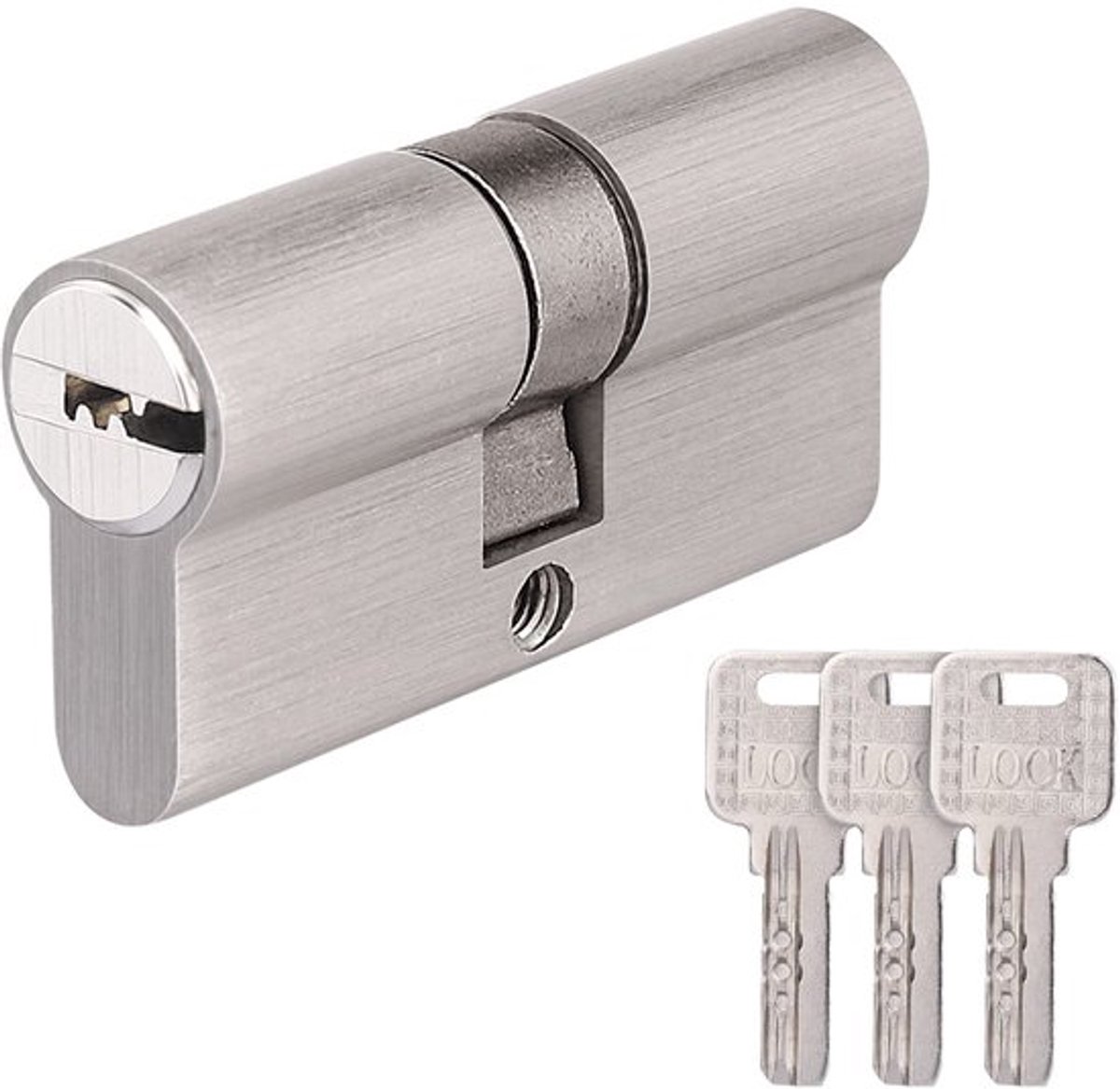 Virtubuy - Lock Cylinder - Dubbele cilinderslot - Verhoogde deurbeveiliging - 30/30