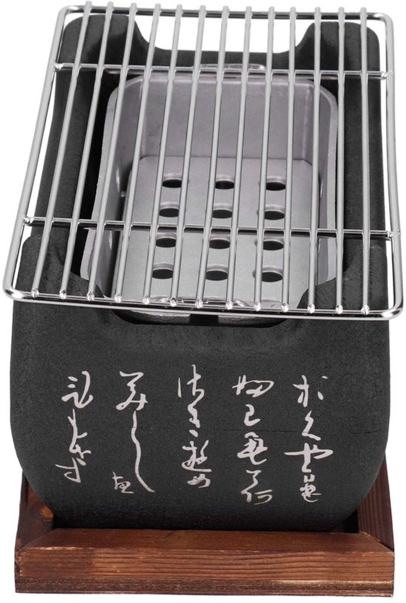 Dailygoods- Barbecue Mini Grill - Lichtgewicht Aluminium - Houtskool Oven