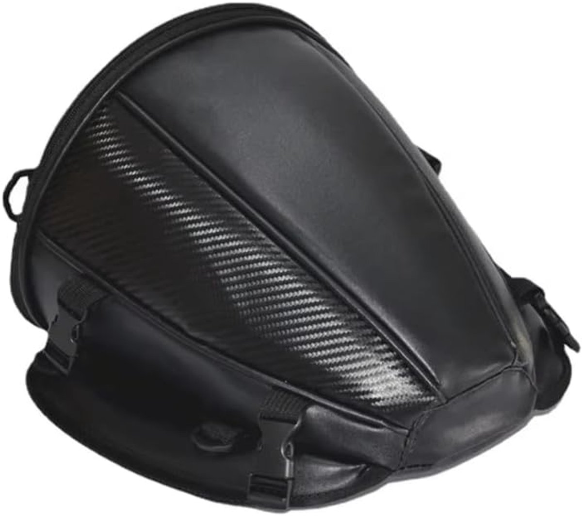 Motortas Achterbank - Bagagetas Motor - Motor Reizen - Waterafstotend PU-leer - Normaal - Zwart